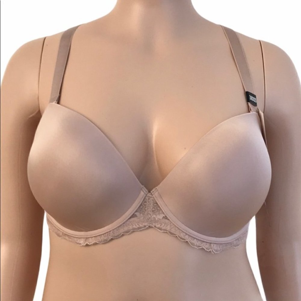 Paramour Lou Lou Full Figure Convertible Push Up Bra 32DD